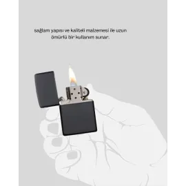 Ergonomik Metal Çakmak Mat Kaplamalı ve Şık Tasarımlı Aksesuar