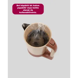 Bol Köpüklü Türk Kahvesi Makinesi Çok Amaçlı Kullanım