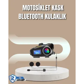 500 Metre İnterkom Mesafeli Kask Kulaklığı Gürültü Engelleyici