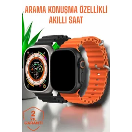 Suya ve Toza Dayanıklı 45 MM Akıllı Saat Bildirim ve Cevapsız Çağrı Görüntüleme