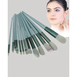 Toz Ve Krem Ürünler İçin Güçlü Tutucu Yumuşak Kıllı Makyaj Fırça Takımı 13 Parça
