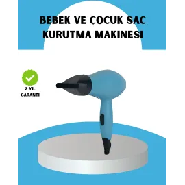 Mini Saç Kurutma Makinesi – Sessiz, Güvenli ve Hafif – Çocuklar İçin Özel Tasarım
