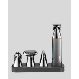 9’u 1 Arada Bakım Seti Güçlü Motorlu Saç Sakal Burun Kulak Trimmer