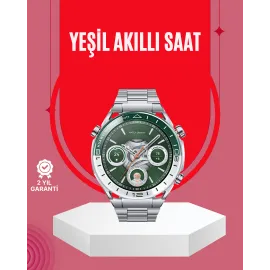 Amoled Smartwatch Harita Modlu Bluetooth Aramalı 3 Değiştirilebilir Kayışlı