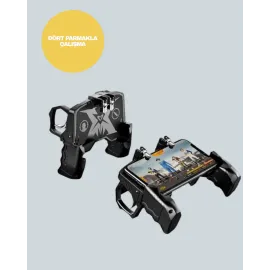 Mobil Fps Oyunlar İçin Dört Parmak Uyumlu Gamepad