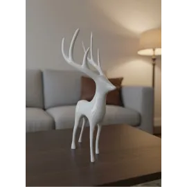 GEYİK FİGÜRÜ BEYAZ