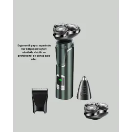 Kablosuz Şarjlı Çok Amaçlı Tıraş Makinesi