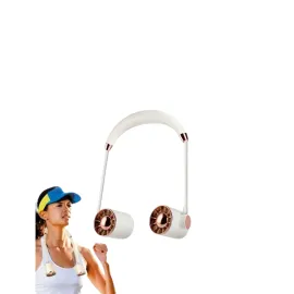 Boyuna Asılan Taşınabilir Küçük Fan | Turbo Motor, 5 Kanat, Katlanabilir Gövde