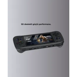 Retro Ve Modern Oyun Destekli Taşınabilir Konsol 64Gb Kart Dahil