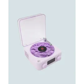 360° Sesli Kablosuz Hoparlör – Retro Tasarım Ve Projektör Işığı