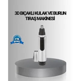 Kişisel Burun Ve Kulak Tıraş Makinesi 3D Kavisli Bıçak Ve Kompakt Tasarım
