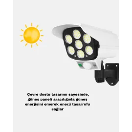 Solar Bahçe Aydınlatması Su Geçirmez IP66 PIR Sensörlü Uzun Çalışma Süreli