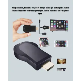 Küçük Boyutlu TV Dongle – Cep Boyutunda 1080p Ekran Yansıtıcı