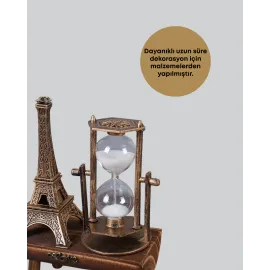 Ahşap Kum Saati – Vintage Tasarımlı Masa Dekoru