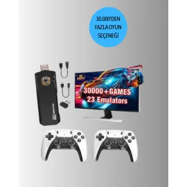 Kablosuz Retro Oyun Konsolu – Binlerce Oyun ve HD Görüntü ile Keyifli Oyun Deneyimi