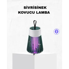 Şarjlı Mor Işıklı Sivrisinek Öldürücü Lamba – Sessiz ve Kimyasal İçermez