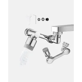 1080° Dönebilen Musluk Ucu – Su Tasarruflu, Esnek Ve 360° Çift Eksenli Başlık (Kopya)