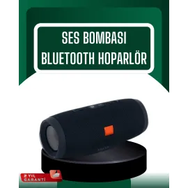 Kablosuz Hoparlör 12 Saat Çalma Süresi USB AUX TF Kart Destekli