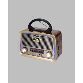 Bluetooth Özellikli Nostalji Radyo 3 Bant Fm Am Sw