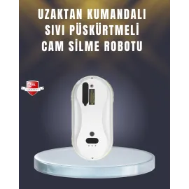 2800 Pa Güçlü Emişli Akıllı Cam Temizleyici Robot