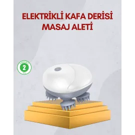 Kablosuz Kafa Ve Vücut Masaj Aleti Taşınabilir Tasarım