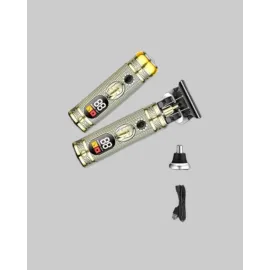 Çok Fonksiyonlu Saç ve Sakal Düzeltici Set – USB Şarjlı