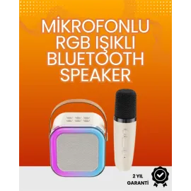 Yüksek Performanslı Kablosuz Karaoke Hoparlör