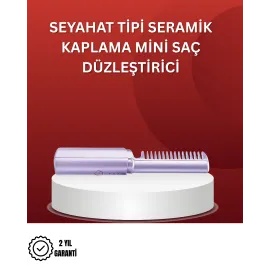 Isıtmalı Saç Düzleştirici Fırça – Kablosuz ve Hafif Tasarım