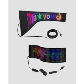 Akıllı LED Matrix Panel – USB Bağlantılı, Kaydırmalı Yazı ve Animasyon Desteği