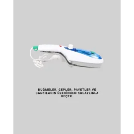 Taşınabilir Buharlı Ütü 1500W | Giysilerde Yanık Bırakmaz, Kokuyu Giderir