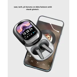 Akıllı Ekranlı Kablosuz Kulaklık – Gürültü Engelleme Ve Hd Ses Deneyimi