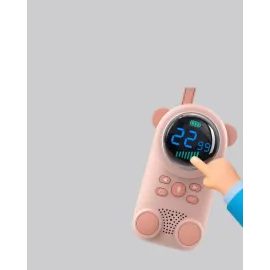 Uzun Menzilli Bebek Telsizi 1-3 Km Çekim 22 Kanal LCD Ekran VOX Şarjlı