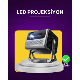 Smart Projector Android TV Ev Sinema Projeksiyonu