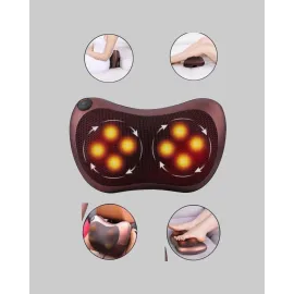 Çok Fonksiyonlu Boyun Bel Sırt Masaj Yastığı Araç İçi Uyumlu