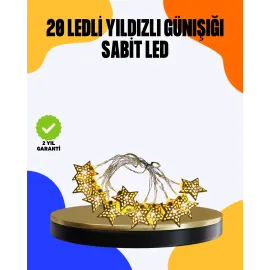 Yıldız Led Işık 5 Metre Dekoratif Aydınlatma Günışığı (Kopya)