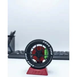 Jant Tasarımlı Masa Üstü Ofis Dekoru Spor Tasarım Aksesuar