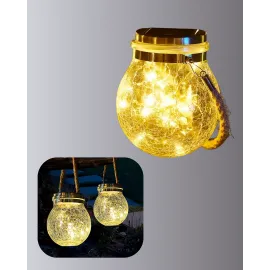 Solar Güneş Enerjili Dekoratif Cam Lamba