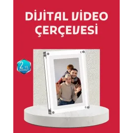 Kompakt Tasarımlı 7 İnç Dijital Fotoğraf Çerçevesi – Modern Ve Şık Görünüm