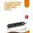 2 Metre Kablolu 3 Usb Portlu Anahtarlı Üçlü Priz
