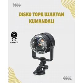 Uzaktan Kumandalı, Ses Kontrollü Led Disko Işığı - Parti Ve Kulüpler İçin