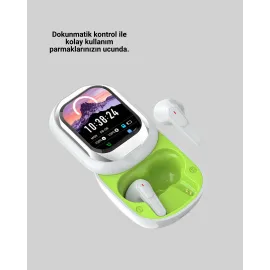 Dokunmatik Ekranlı Aktif Gürültü Azaltma Özellikli Kablosuz Kulaklık V5.4