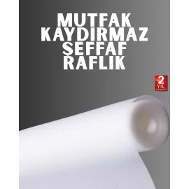 Kesilebilir Şeffaf Raflık Çekmece Kaplaması Mutfak Için