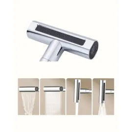 360° Dönüşlü Su Akışı Başlığı | 4'ü 1 Arada Kullanım