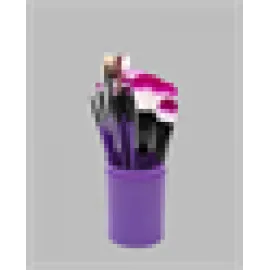 Fondöten, Allık ve Far Uygulamalarına Uygun 12 Parça Makyaj Fırça Takımı Ergonomik Saplı