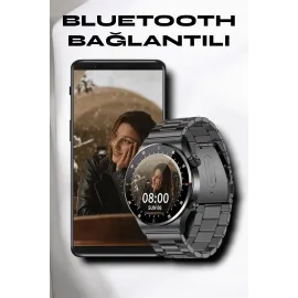 Nfc Ve Kablosuz Şarjlı Akıllı Saat Ekg, Nabız & Spor Modları Ile Ios Ve Android Uyumlu