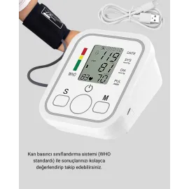 Üst Koldan Ölçüm Dijital Tansiyon Aleti – IHB Aritmi Uyarılı ve Çift Hafızalı (Kopya)