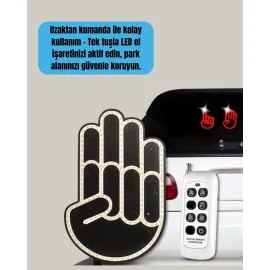 2025 Yeni Seri Led El Şekilli Park Uyarı Ve Güvenlik Cihazı Orijinal