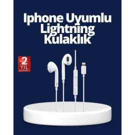 Yüksek Ses Kaliteli Mikrofonlu Kablolu Kulak İçi Kulaklık