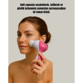 Fırçalı Yüz Temizleme Ve Spa Masaj Cihazı
