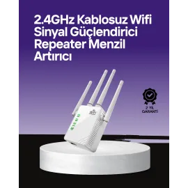 Wps Destekli 2.4Ghz + 5Ghz Wifi Sinyal Güçlendirici